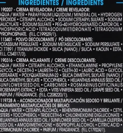 Persistente Creme-Farbe ohne Ammoniak mit Blumenölen