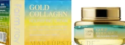 Pflegende Anti-Falten Gesichtscreme mit Goldpartikeln und Kollagen
