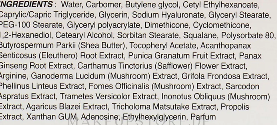 Pflegende Gesichtsemulsion mit Ginseng