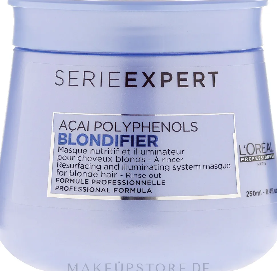 Pflegende Haarmaske für blondiertes Haar