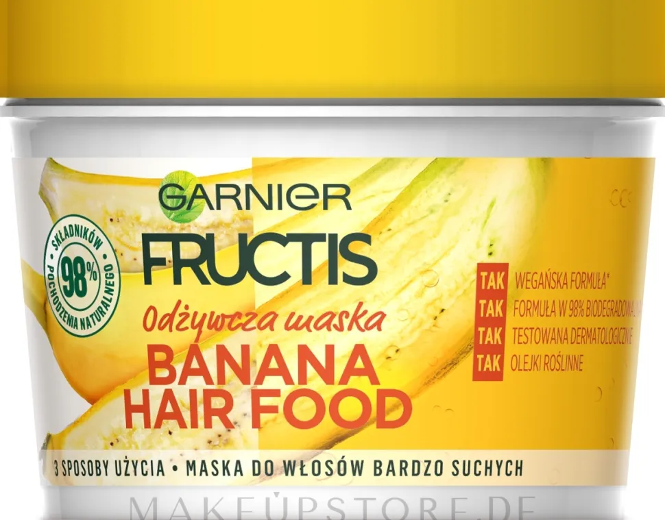 Pflegende Haarmaske mit Banane