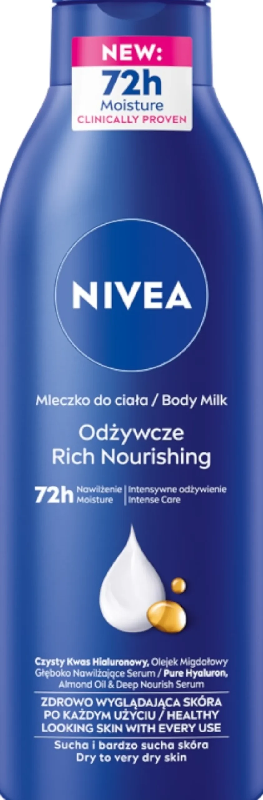 Pflegende und feuchtigkeitsspendende Körpermilch mit Vitamin E