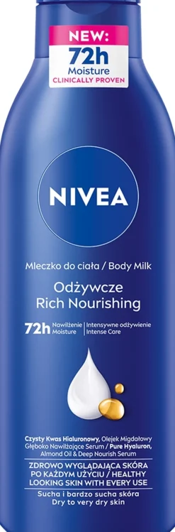 Pflegende und feuchtigkeitsspendende Körpermilch mit Vitamin E