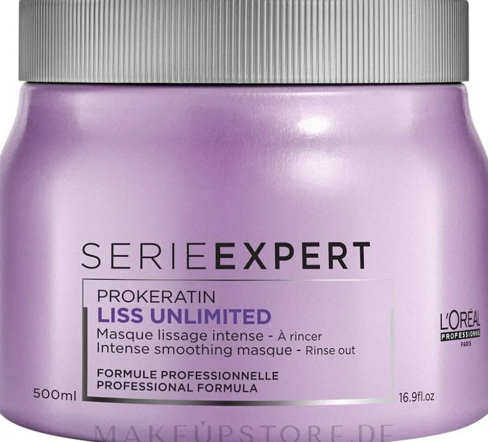 Pflegende und glättende Haarmaske für trockenes und widerspenstiges Haar mit Keratin
