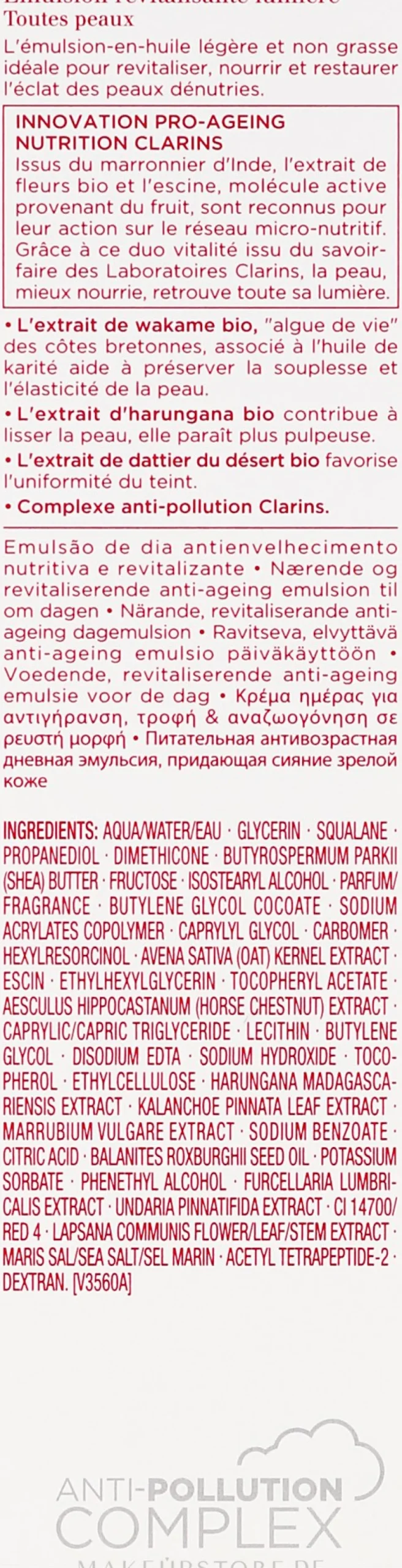 Pflegende und verjüngende Tagesemulsion