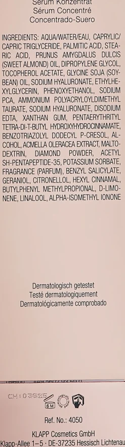 Pflegendes Anti-Aging Serum-Konzentrat für das Gesicht