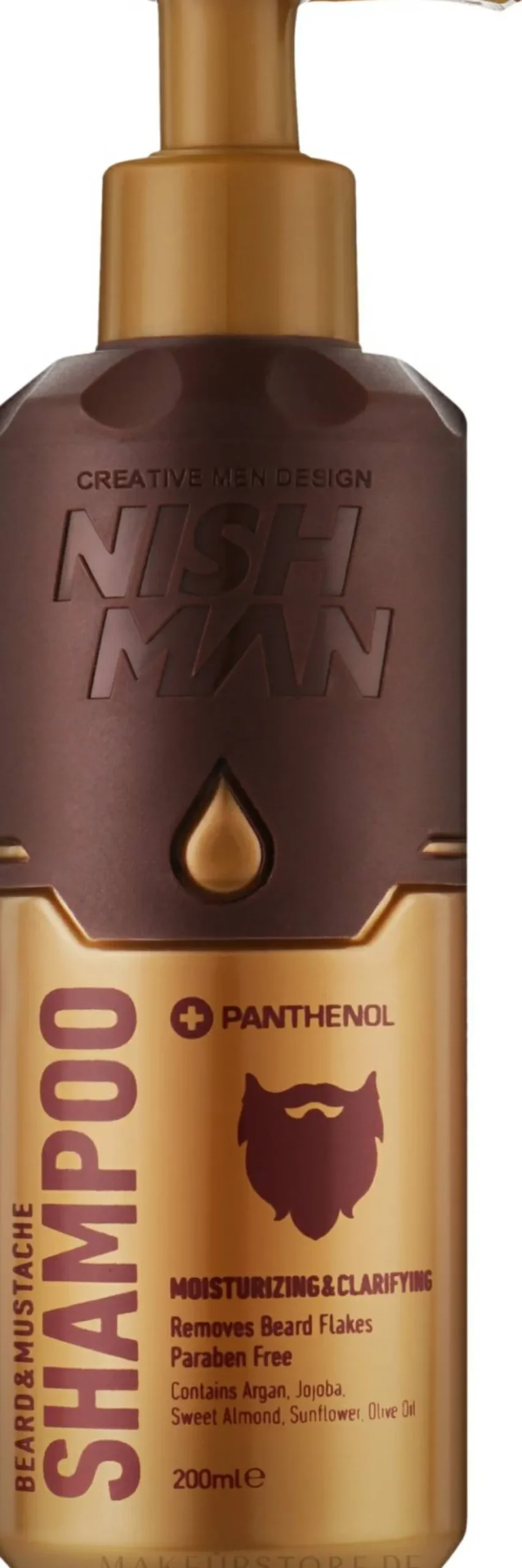 Pflegendes Bart- und Schnurrbartshampoo mit Arganöl