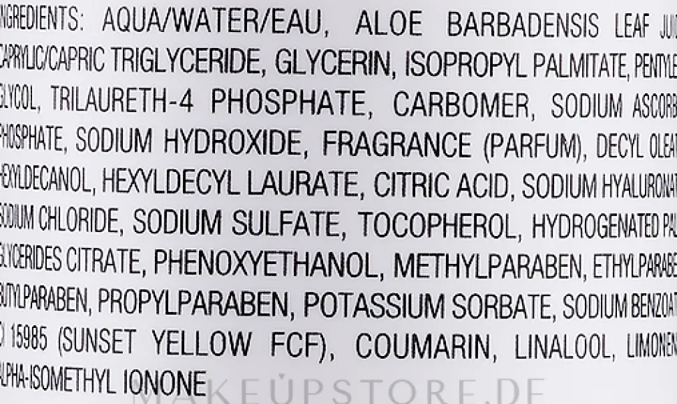 Pflegendes Gesichtsfluid mit Vitamin C und Hyaluronsäure