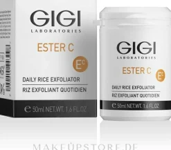 Pflegendes Gesichtspeeling mit feinen Reiskörnern, Vitamin C und Salicylsäure