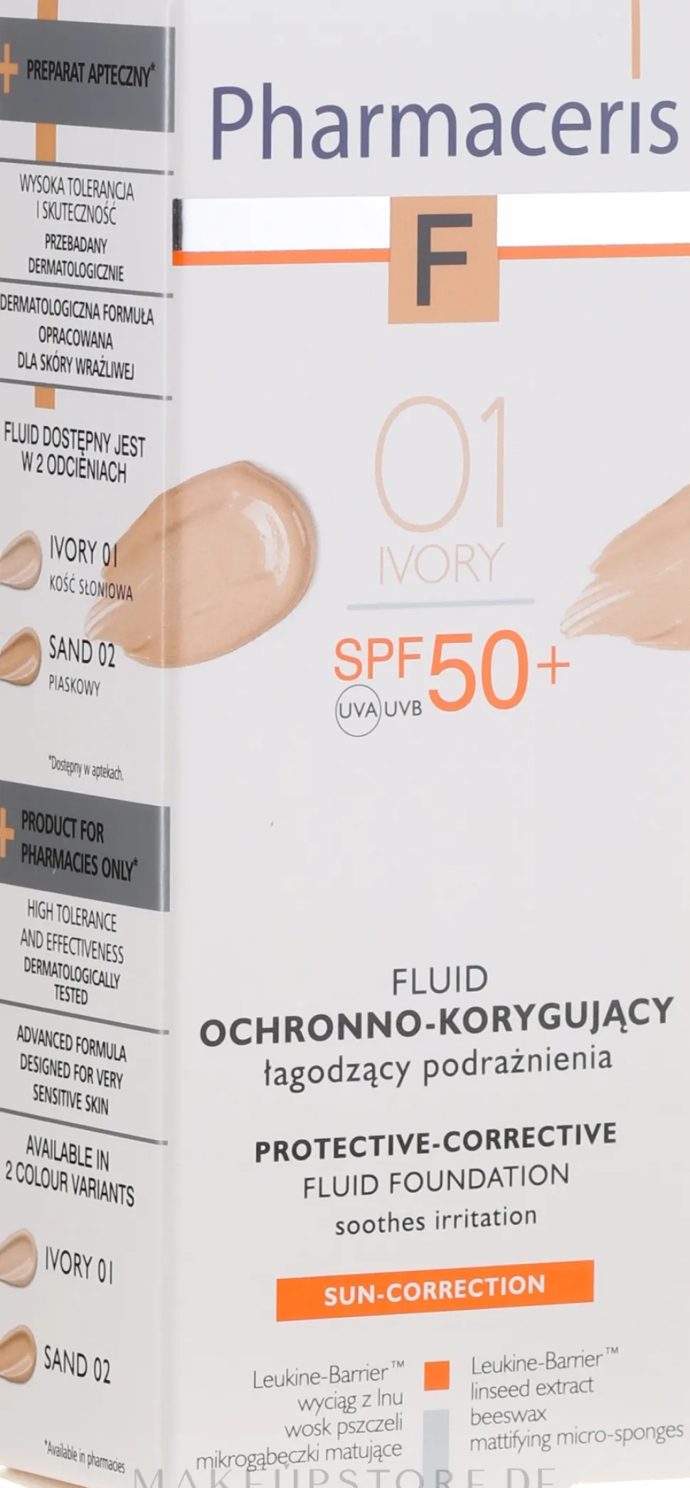 Pharmaceris F Protective-Corrective Fluid Foundation SPF 50+