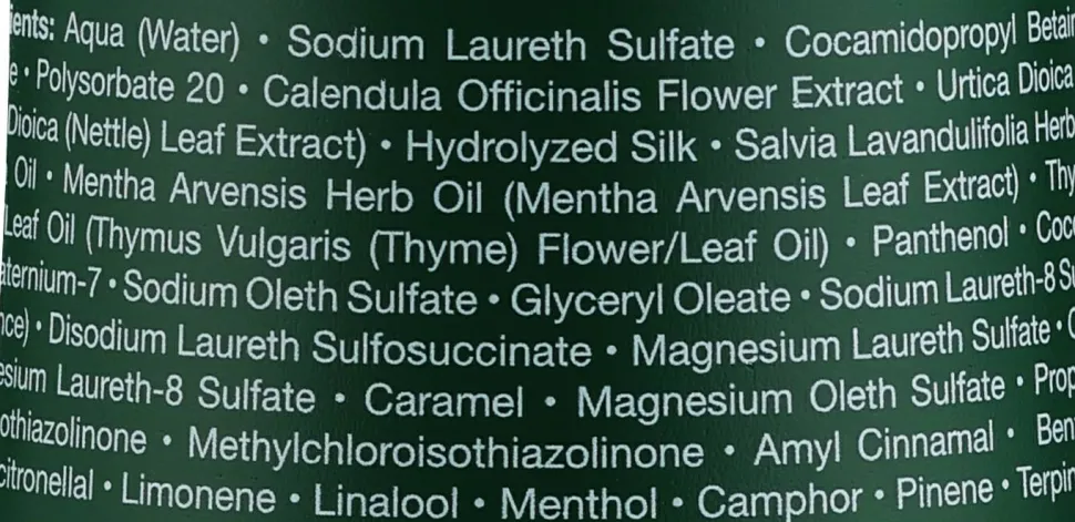 Phyto-essenzielles Shampoo gegen Haarausfall