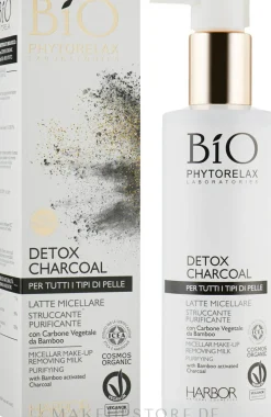 Phytorelax Laboratories Bio Phytorelax Detox Charcoal Micellar Make-Up Removing Milk