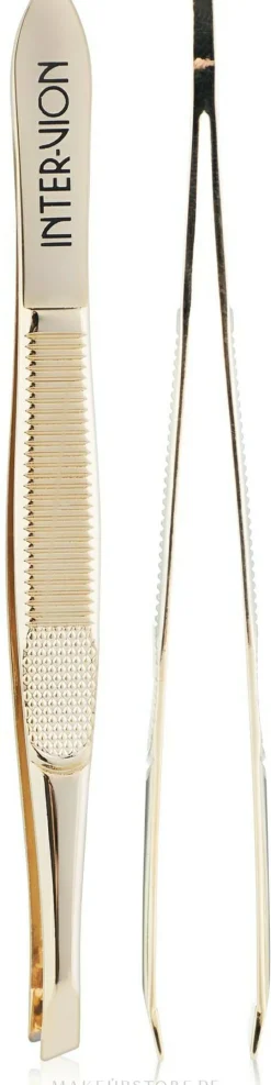 Pinzette 499925 schräg gold