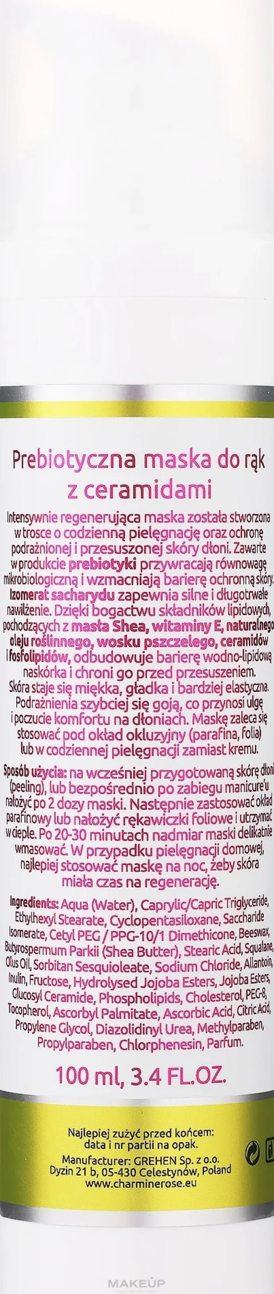 Prebiotische Handmaske mit Ceramiden