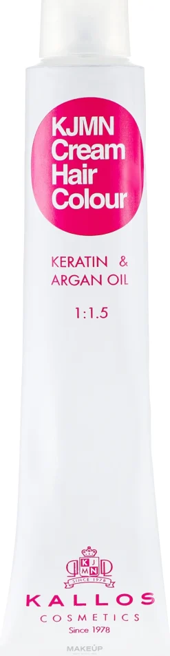 Professionelle Cremehaarfarbe mit Keratin und Arganöl
