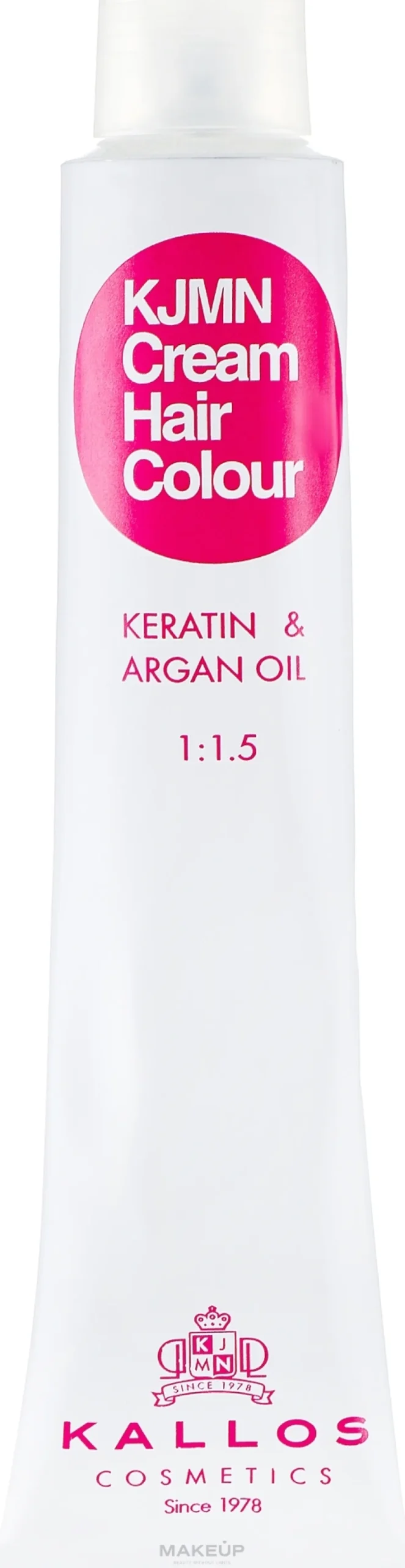 Professionelle Cremehaarfarbe mit Keratin und Arganöl