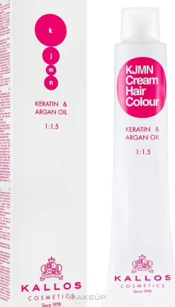 Professionelle Cremehaarfarbe mit Keratin und Arganöl