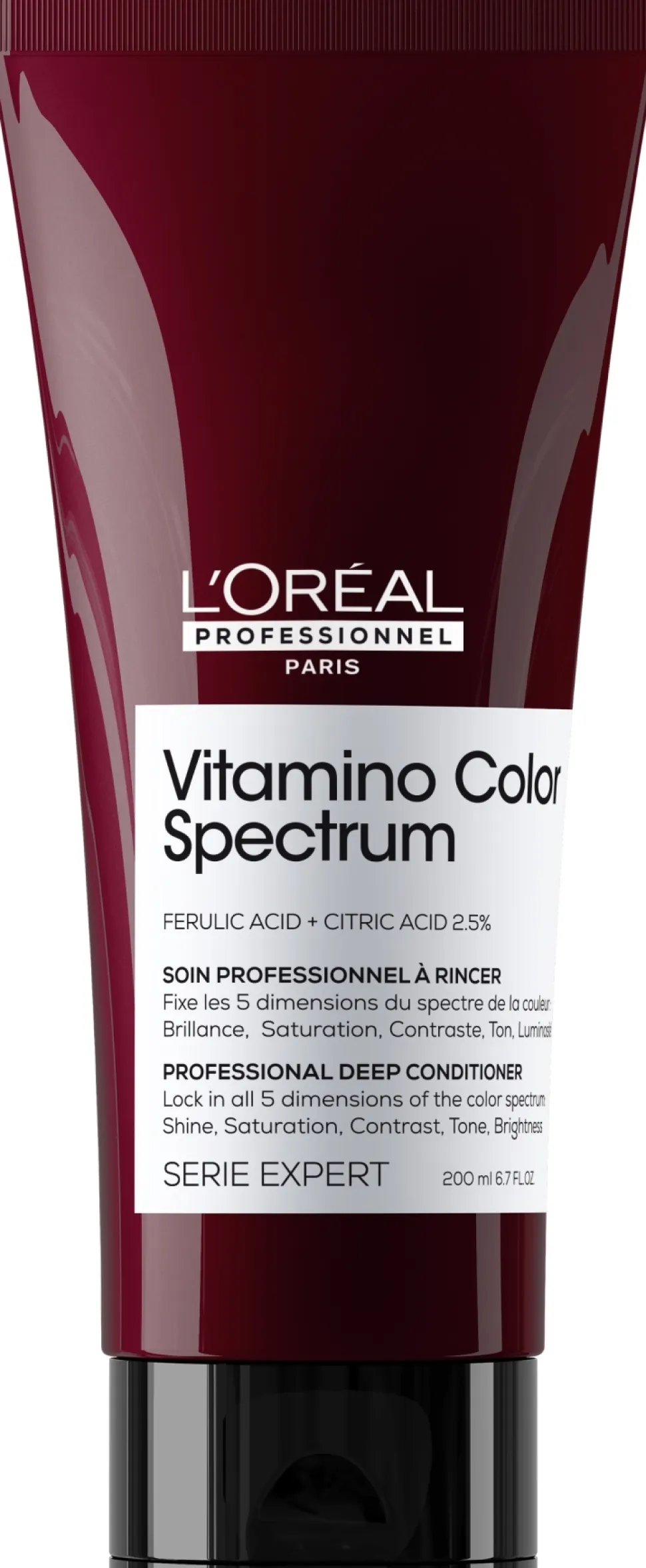 Professioneller Conditioner für strahlenden Glanz und Erhaltung von 5 Dimensionen des Farbspektrums nach dem Färben der Haare