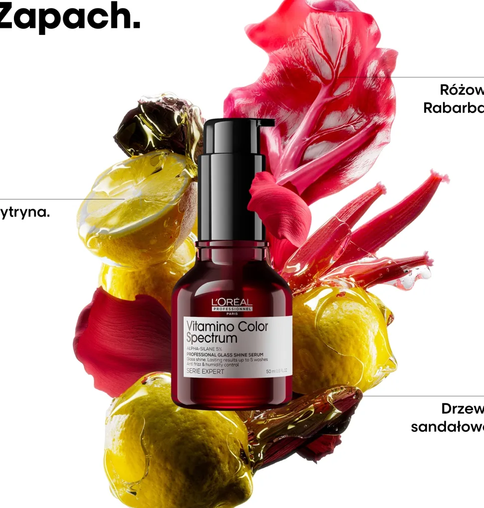 Professionelles Leave-in-Serum für strahlenden Glanz und Erhaltung des 5-dimensionalen Farbspektrums