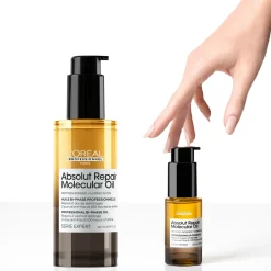 Professionelles Zweiphasen-Öl zur molekularen Wiederherstellung der Struktur von geschädigtem Haar