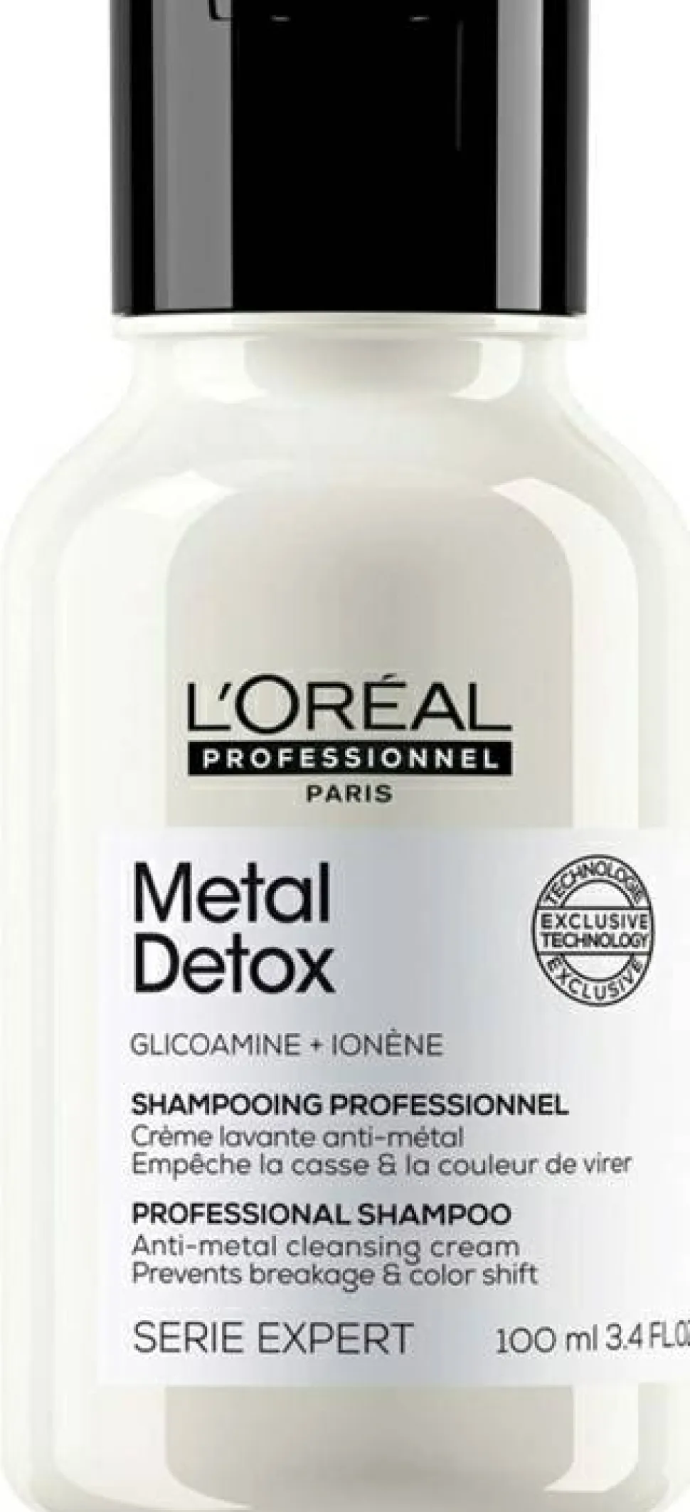 Professionelles Shampoo gegen Metallablagerungen nach Haarfärbung oder -aufhellung