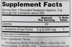 Pulver „Glutamin“, 5000 mg