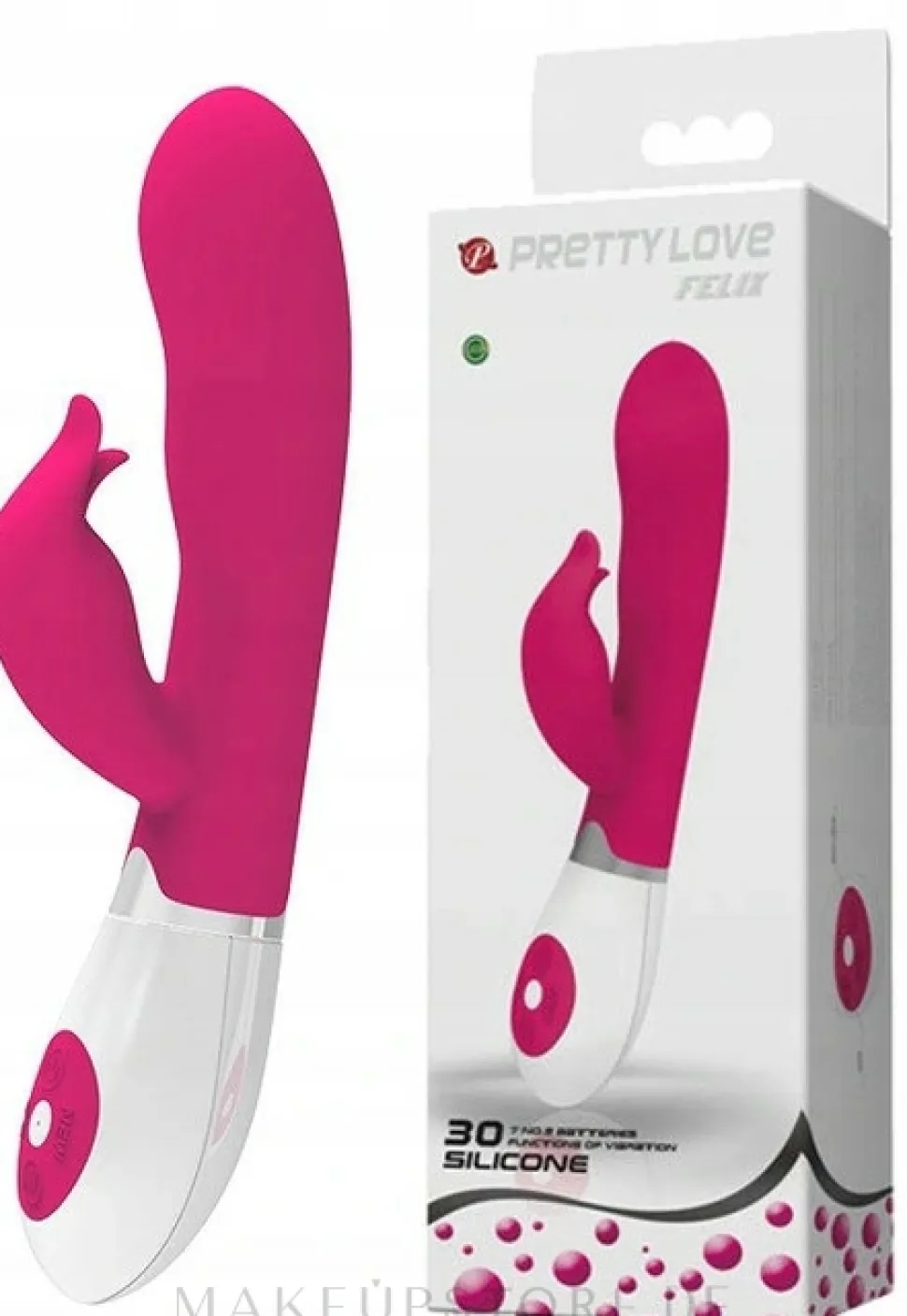 Rabbitvibrator mit G-Punkt- und Klitorisstimulation rosa