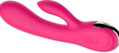 Rabbit-Vibrator mit Heizfunktion, pink