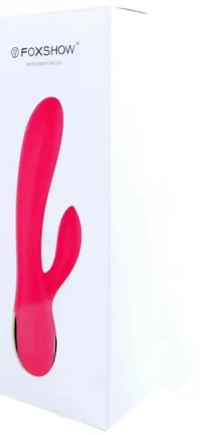 Rabbit-Vibrator mit Heizfunktion, pink