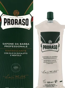 Rasiercreme mit Menthol und Eukalyptus