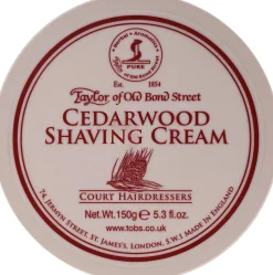 Rasiercreme mit Zedernholzduft