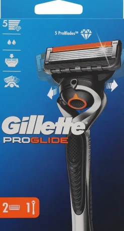Rasierer Fusion Proglide mit 2 Rasierklingen