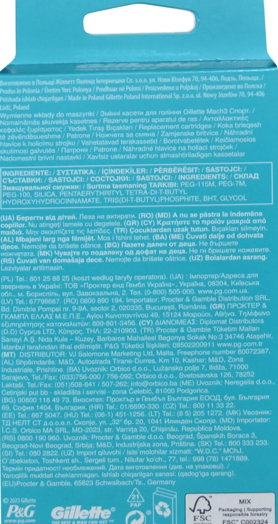 Rasierklingen, 15 Stk.