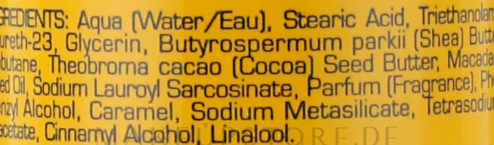 Rasierschaum mit Kakaobutter