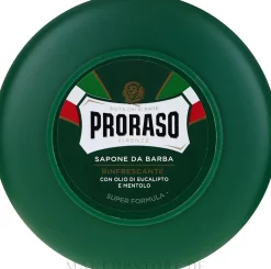 Rasierseife mit Menthol- und Eukalyptus