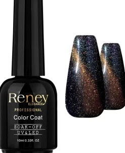 Reflektierender Hybridnagellack Katzenauge