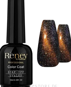 Reflektierender Hybridnagellack Katzenauge