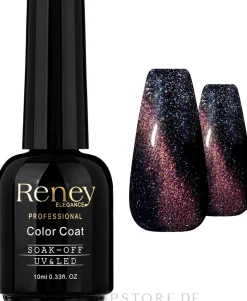 Reflektierender Hybridnagellack Katzenauge