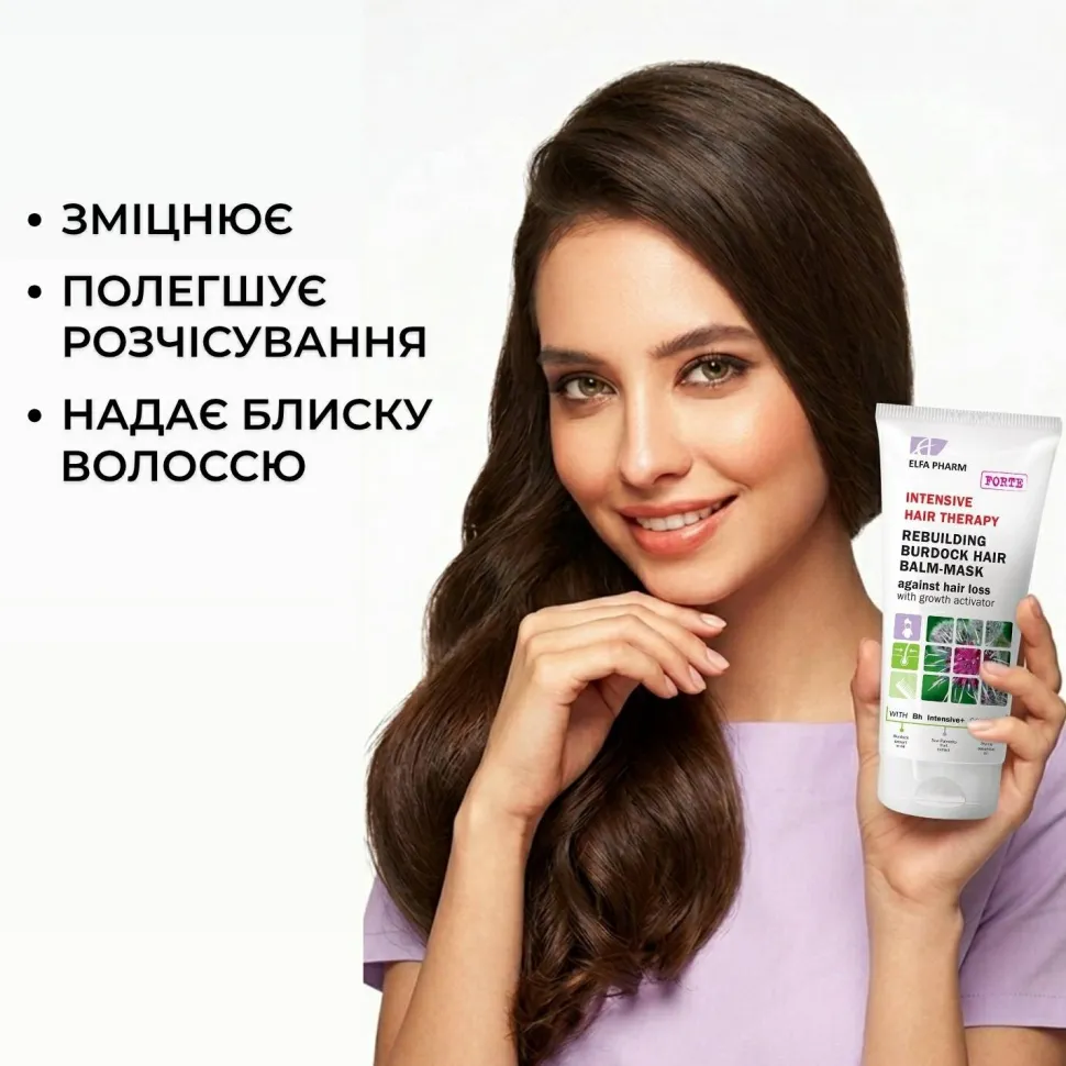 Regenerierende Conditioner-Maske für das Haar mit Klette