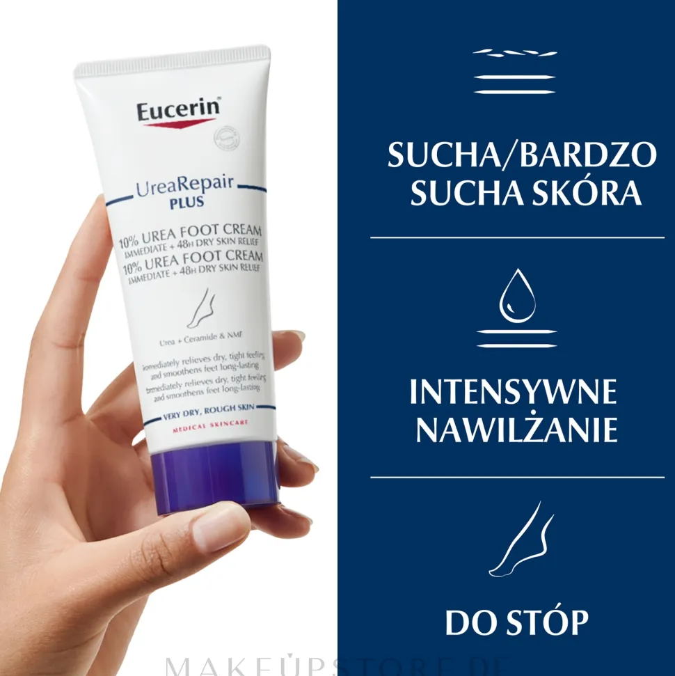 Regenerierende Fußcreme mit 10% Urea