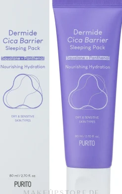 Regenerierende Gesichtsmaske für die Nacht mit Ceramide und Hyaluronsäure