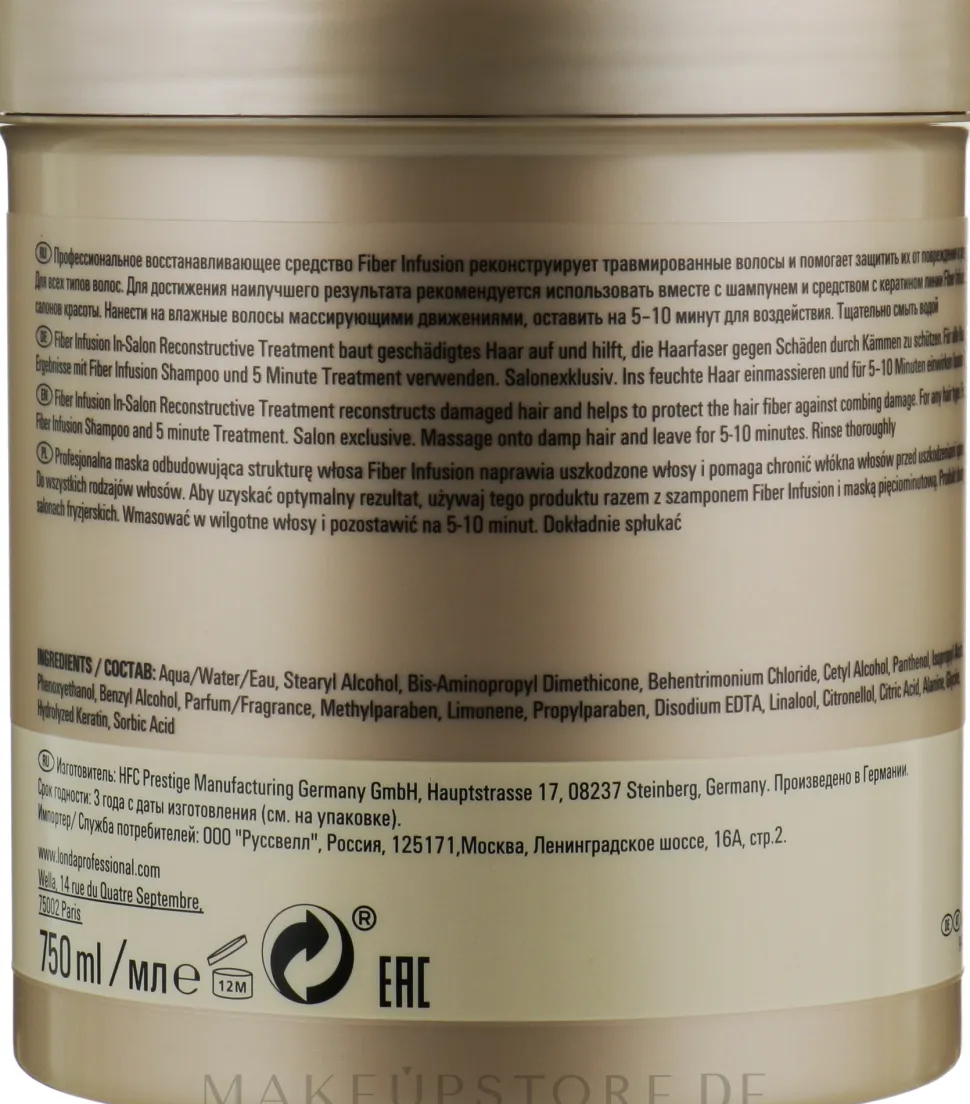 Regenerierende Haarmaske mit Keratin