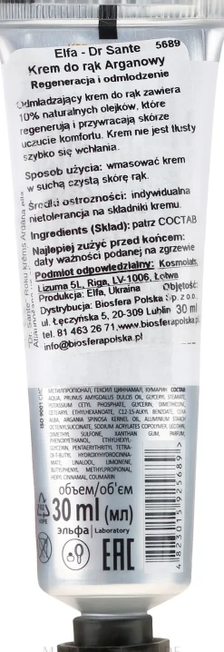 Regenerierende Handcreme mit Arganöl