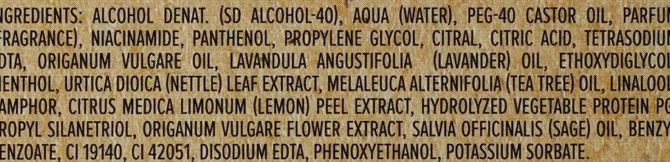 Regenerierende Lotion gegen Haarausfall mit Teebaumextrakt und Zitrone