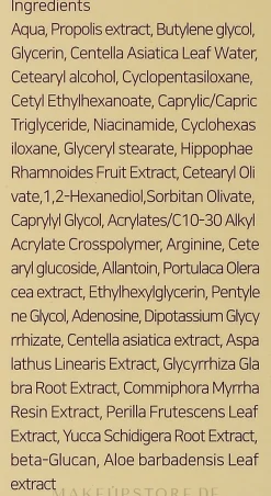 Regenerierende Nachtmaske mit Vitaminen und Propolis für das Gesicht