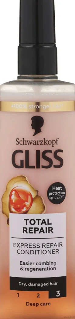 Regenerierender Conditioner mit Keratin für trockenes und strapaziertes Haar ohne Ausspülen