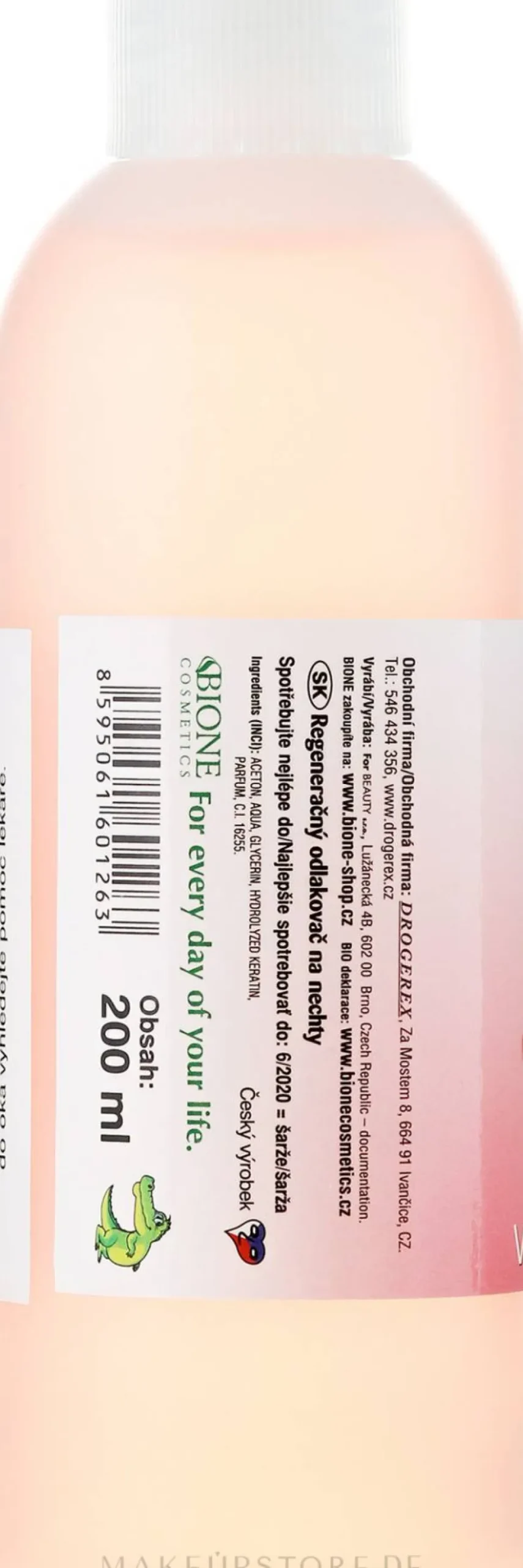 Regenerierender Nagellackentferner mit Keratin