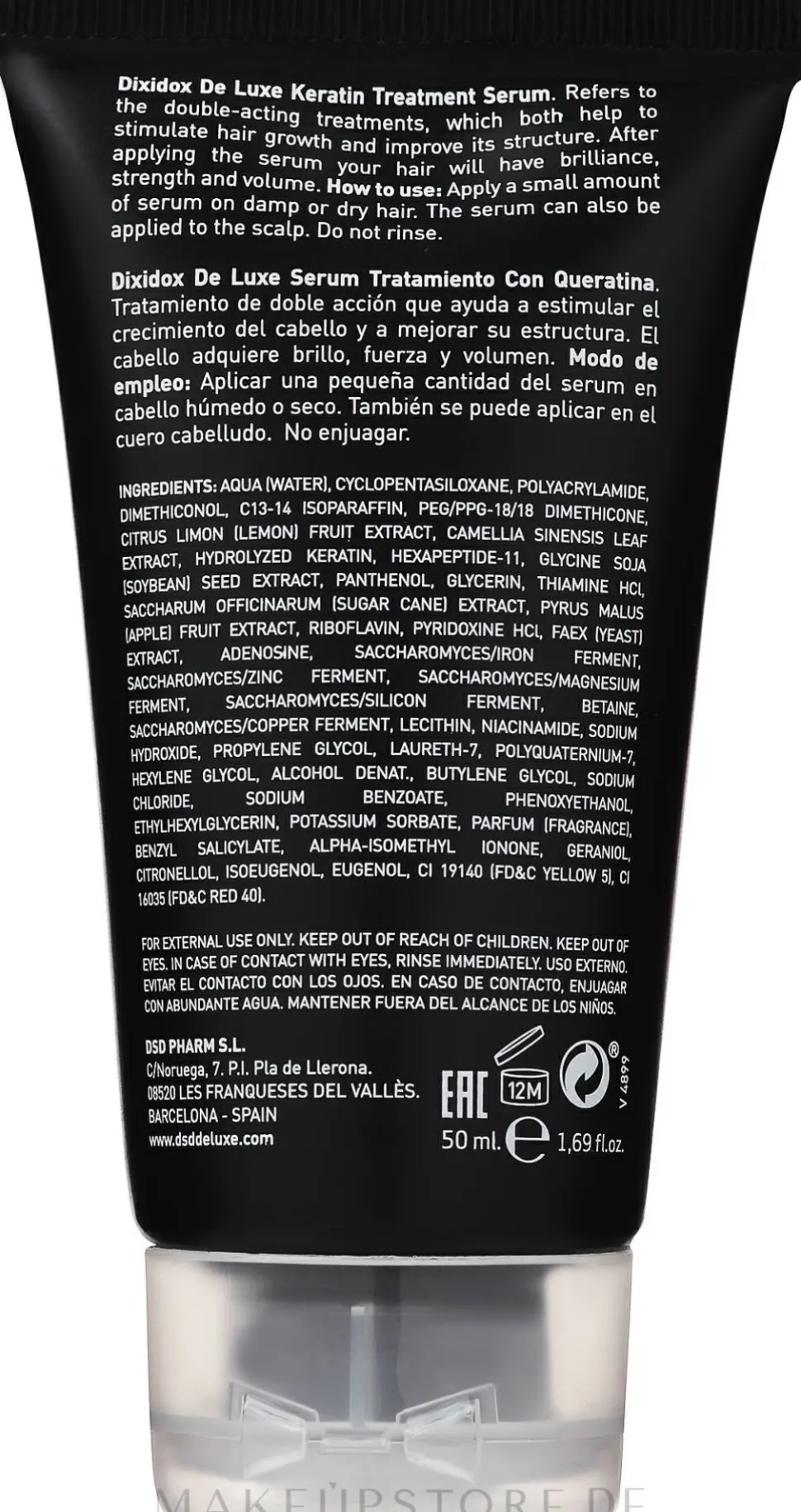 Regenerierendes Serum mit Keratin gegen Haarausfall № 4.5