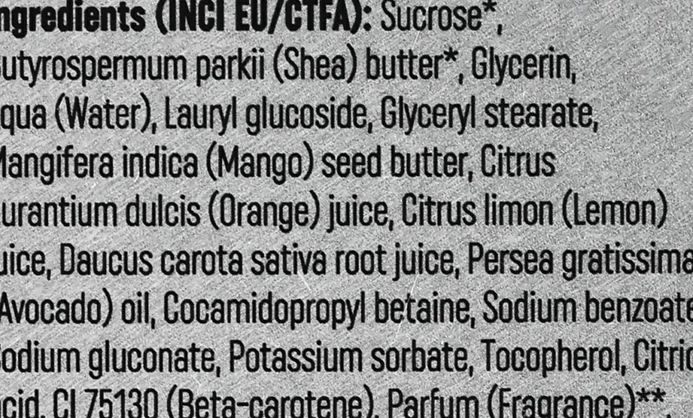 Reinigendes Peeling Zitrus und Vanille