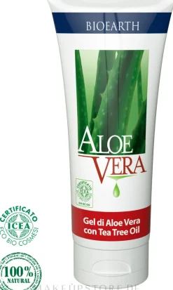 Reinigendes und kühlendes Gesichtsgel mit Aloe Vera und Teebaumöl